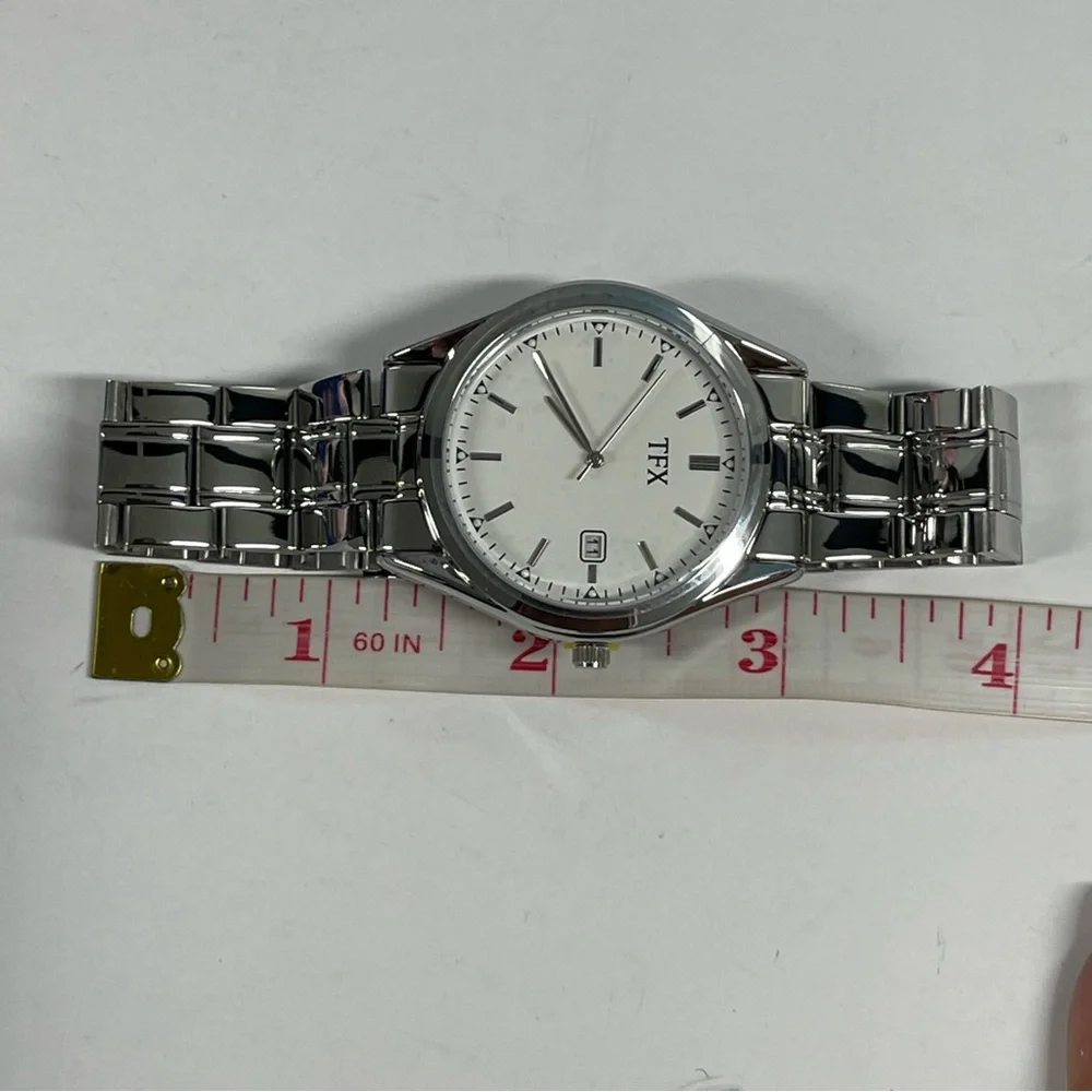 NIB BULOVA STAINLESS STEEL WATCH